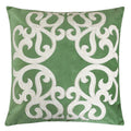 Dora Vintage Vine Green Pillow Covers Set Of 2 With Hidden Zipper
