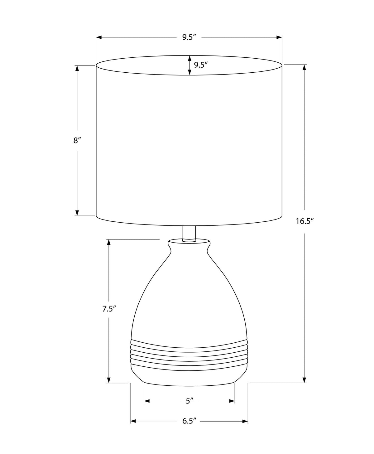 Luma Textured Beehive Table Lamp With Cream Ceramic