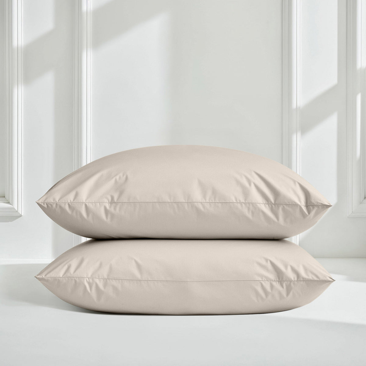 Aria Home Long Staple Australian Sateen Pillowcase Set White