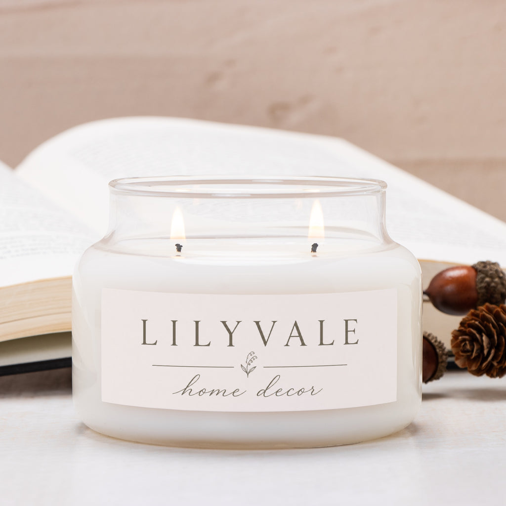Candle Apothecary Jar (Double Wick)