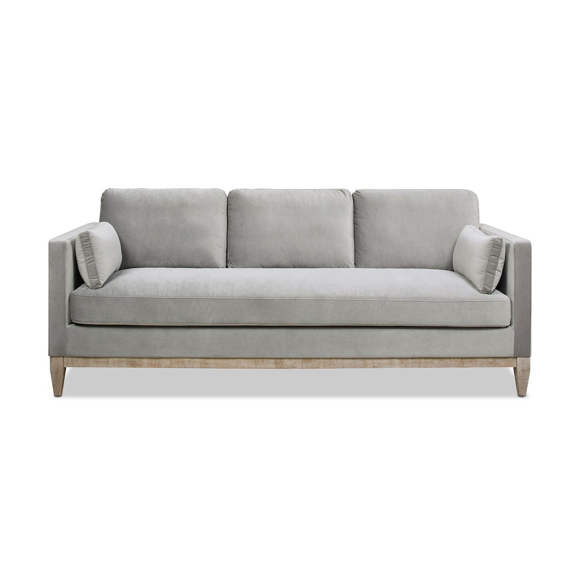 Knox Modern Farmhouse Sofa With Feather Wrapped Foam