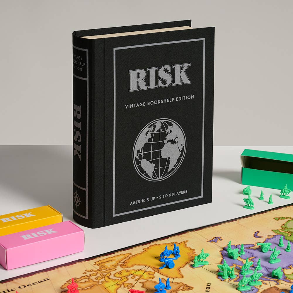 Risk Board Game Vintage Bookshelf Edition Collector Series