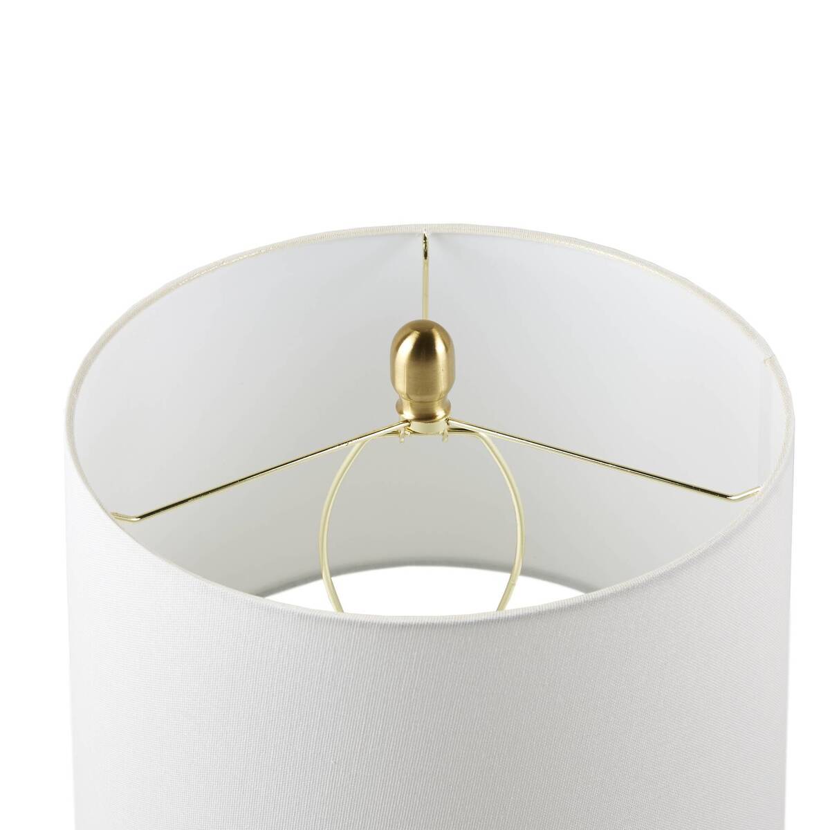 Aurelia Faceted Green Glass Table Lamp With Gold Base