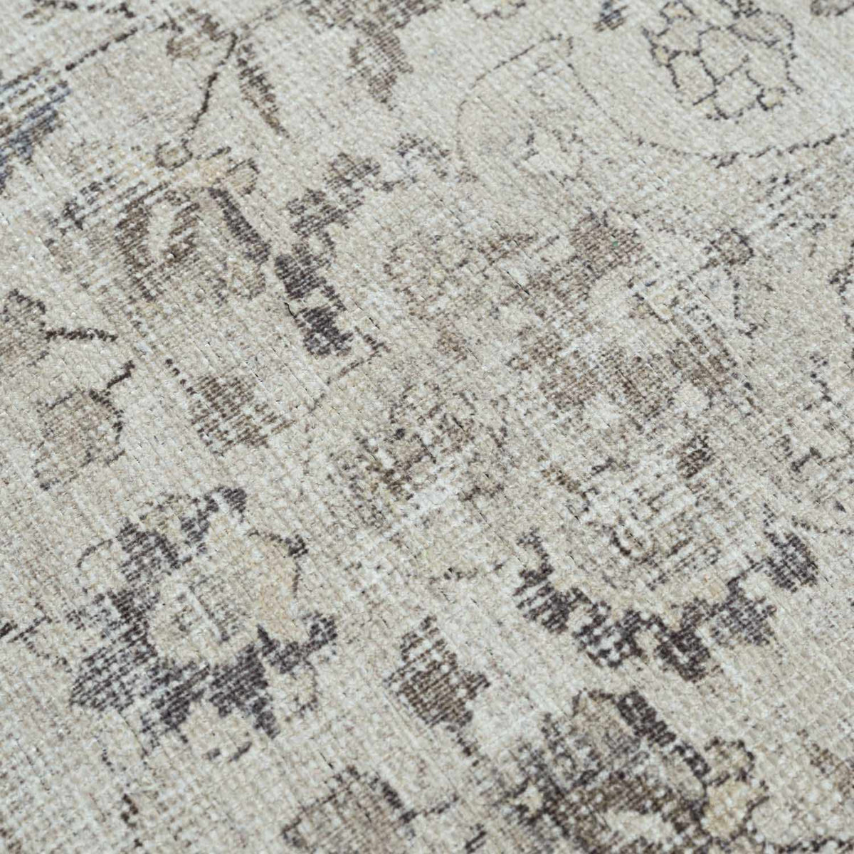 Haile Boutique Low Profile Machine Washable Rug Gray