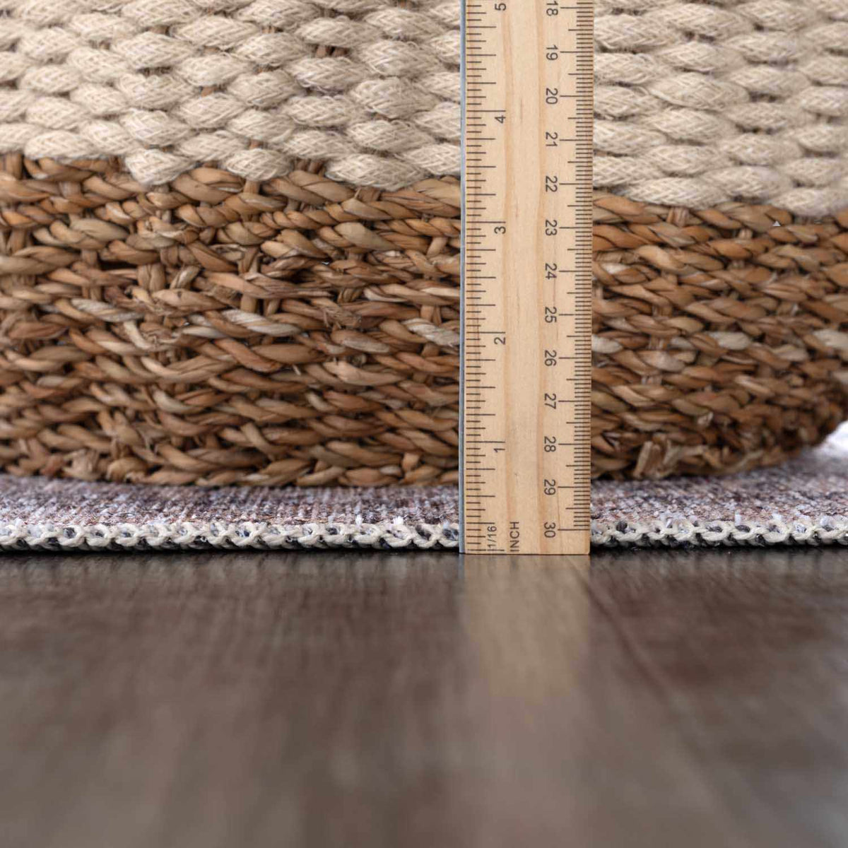 Hedda Boutique Washable Rug With Gray And Teal Pattern