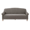 Nova Home Premium Brown Chenille Rolled Arms Loveseat Sofa