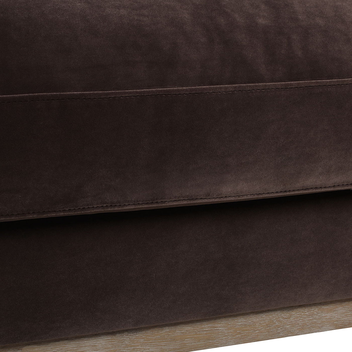 Knox Modern Farmhouse Sofa With Feather Wrapped Foam