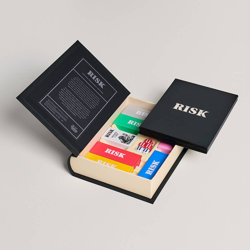 Risk Board Game Vintage Bookshelf Edition Collector Series