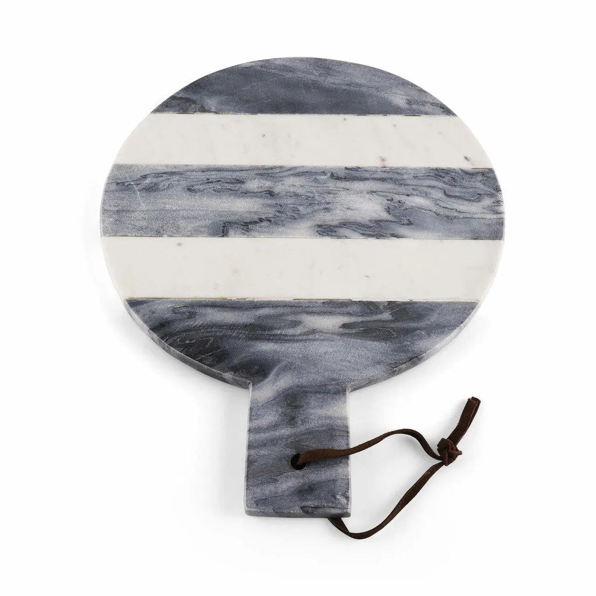 Barolo Handcrafted Striped Marble Cheese Serving Board