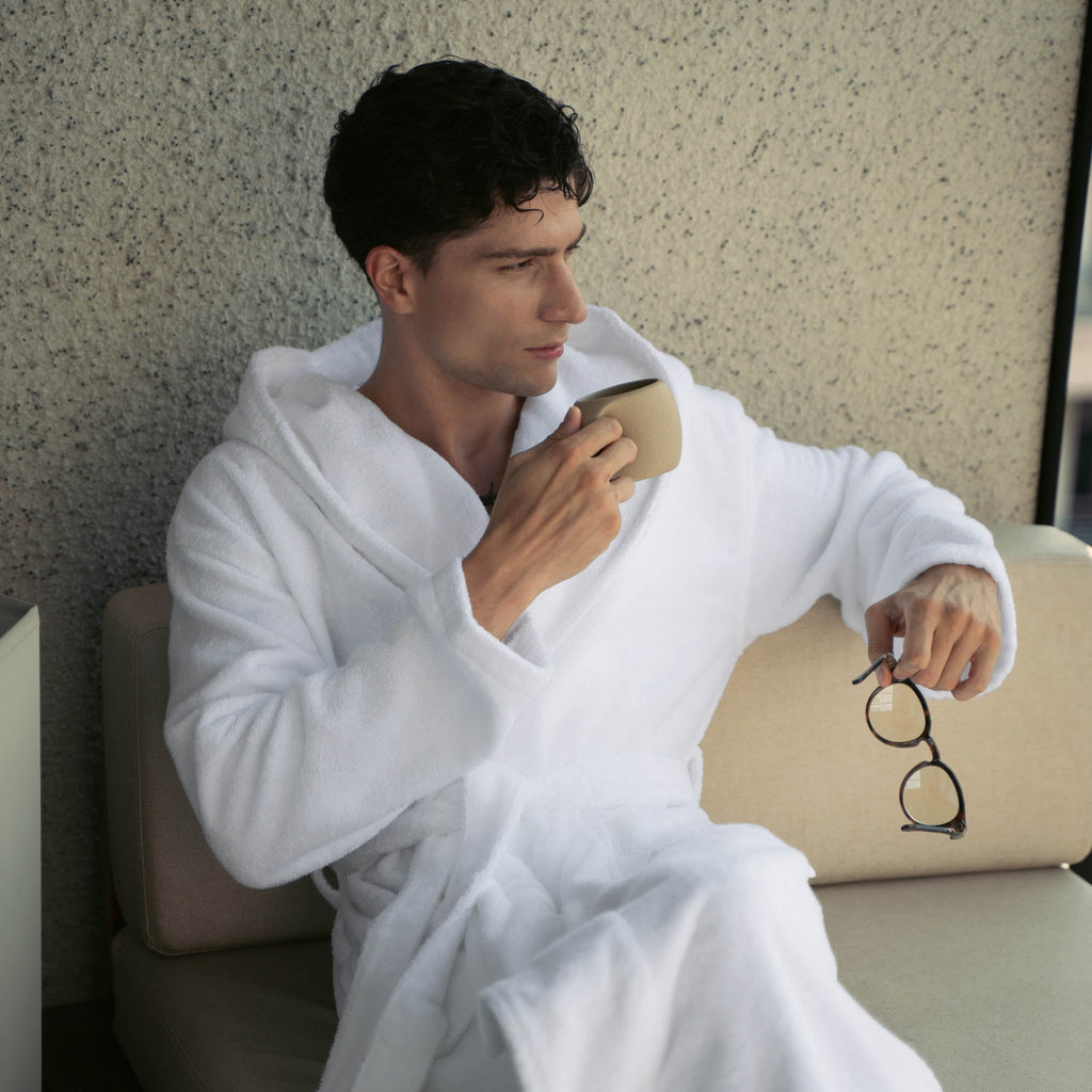 Ultraplush Premium Australian Cotton Hooded Bathrobe