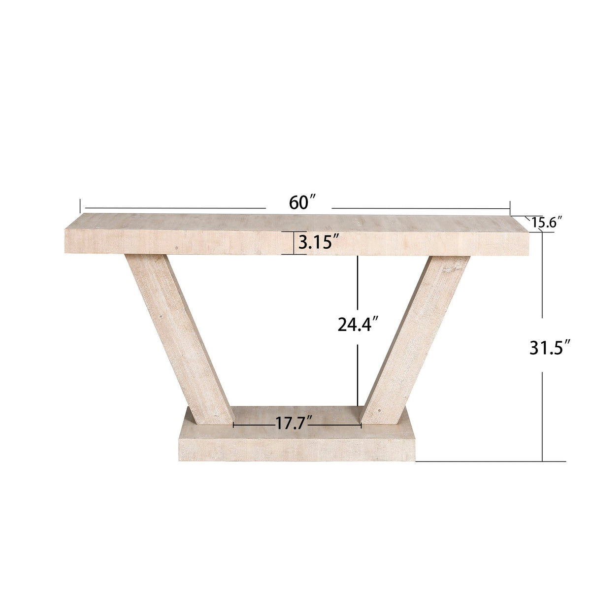 HeritageWood Distressed Double Tier Entryway Storage Bench