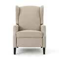 Westeros Elegant Wing Back Fabric Upholstered Recliner