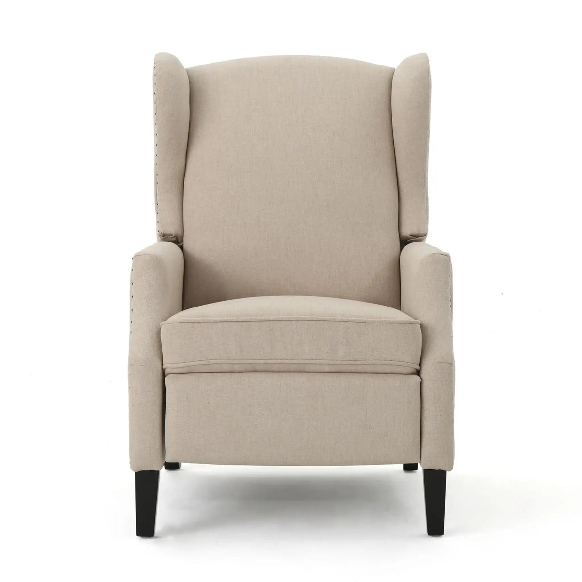 Westeros Elegant Wing Back Fabric Upholstered Recliner