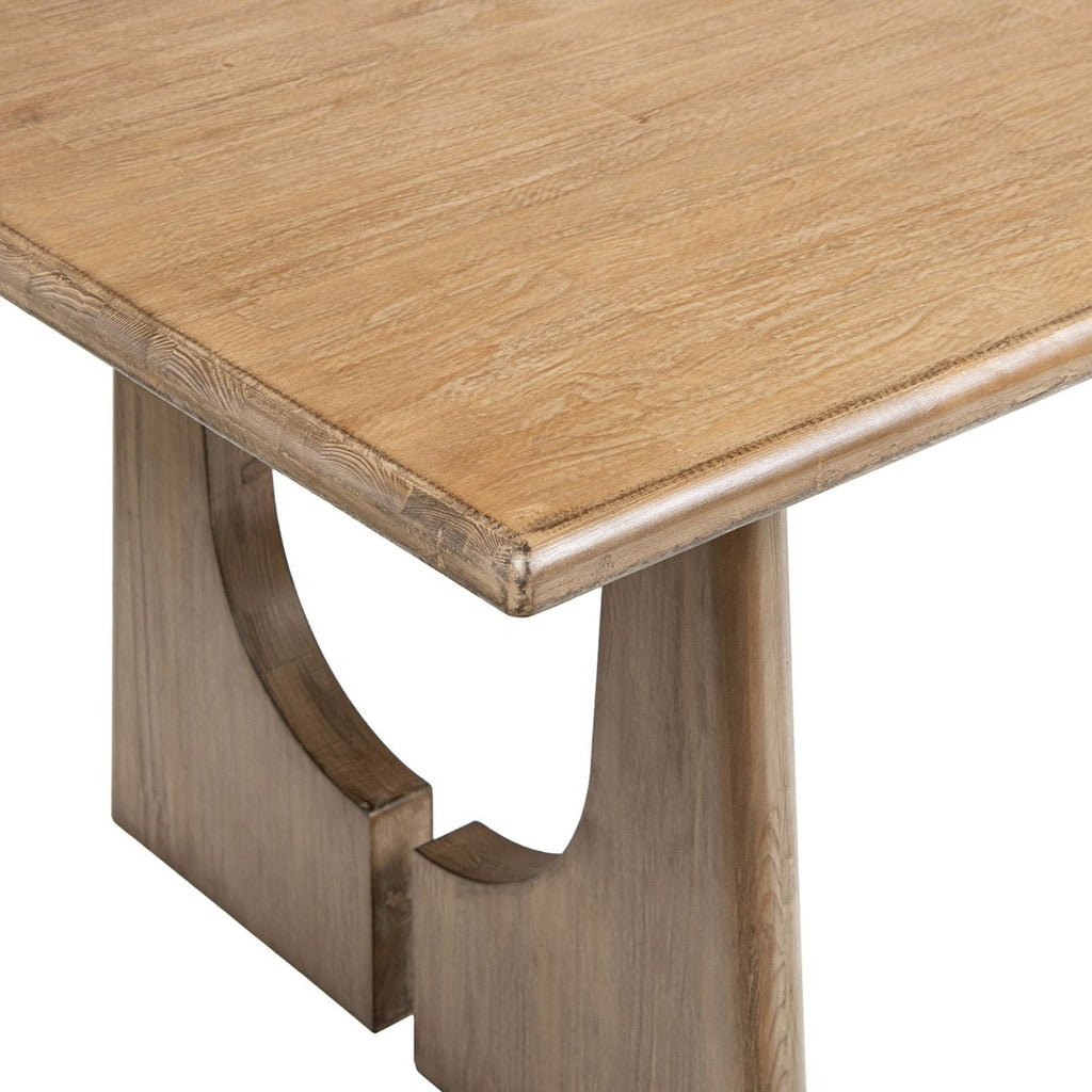 Oakridge Carmel Reclaimed Pine 8 Seater Antique Brown Dining Table