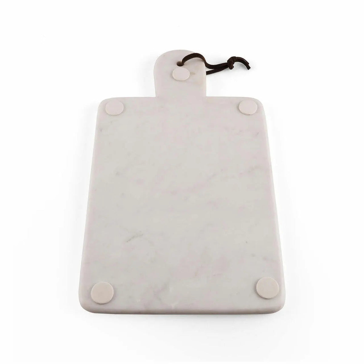 Bloom Premium Marble Charcuterie Board With Leather Handle