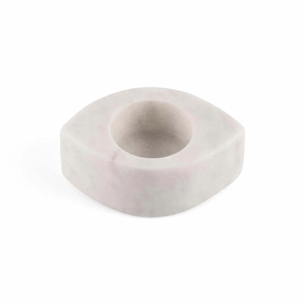 Celeste Blossom Handcrafted Marble Tea Light Holders Duo