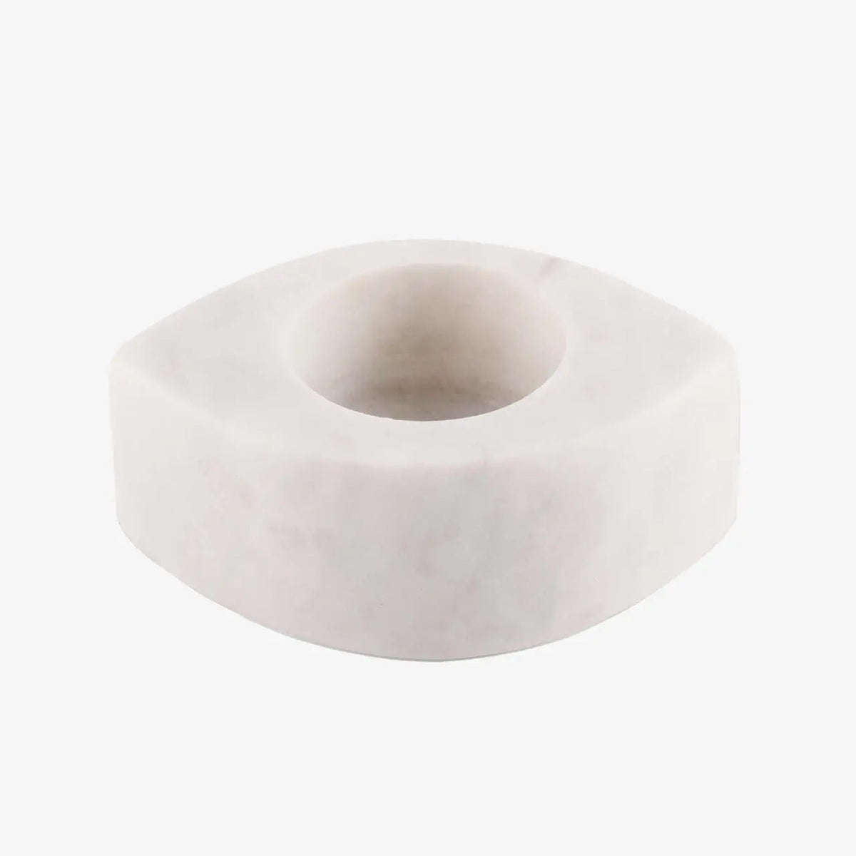 Celeste Blossom Handcrafted Marble Tea Light Holders Duo