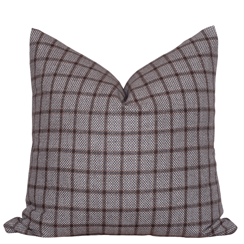 Paloma Handwoven Pillow In Exclusive Brown Weave For Home