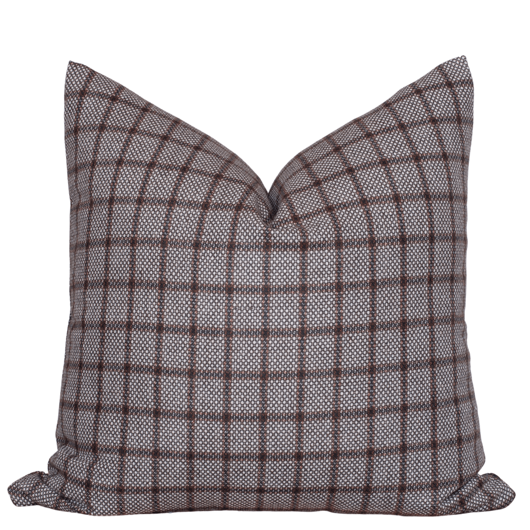 Paloma Handwoven Pillow In Exclusive Brown Weave For Home