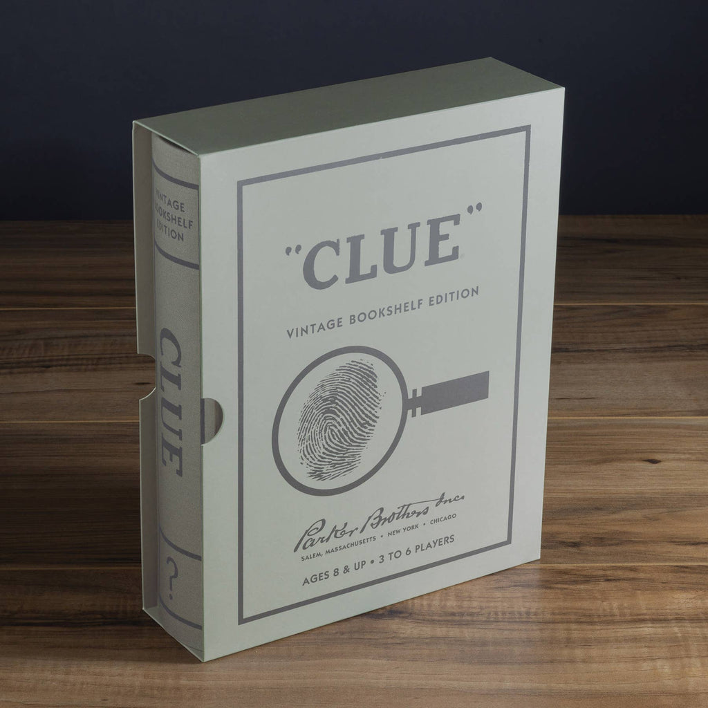 Clue Vintage Bookshelf Edition Classic Literature Game