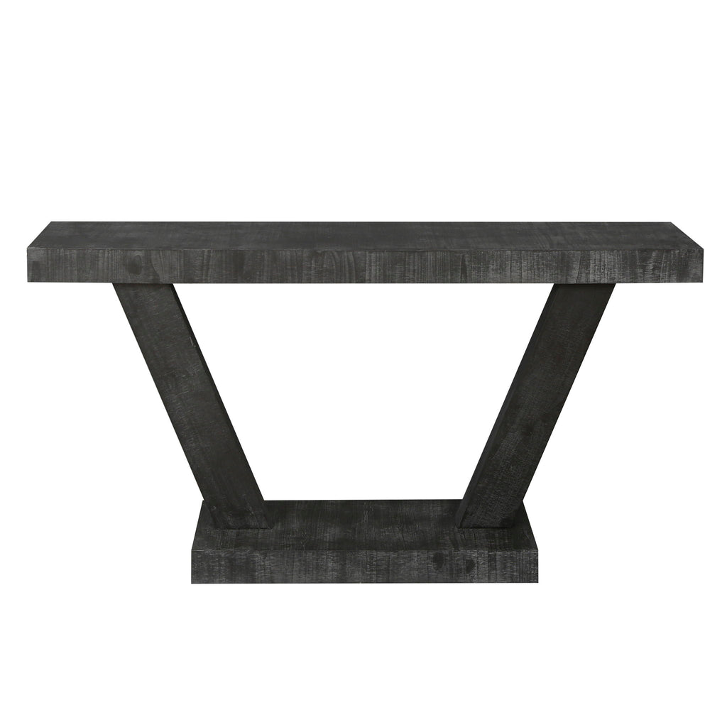 HeritageWood Distressed Double Tier Entryway Storage Bench