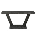 HeritageWood Distressed Double Tier Entryway Storage Bench