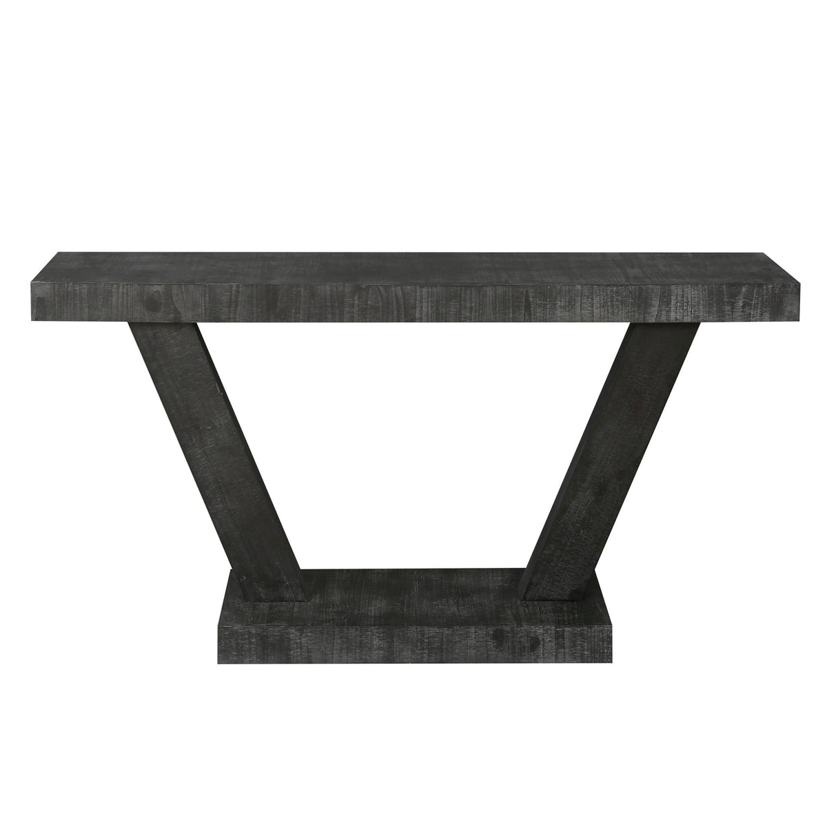HeritageWood Distressed Double Tier Entryway Storage Bench