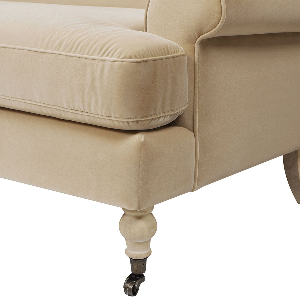 Alana Home - Twin Cushion Modern Tightback Sofa Gray
