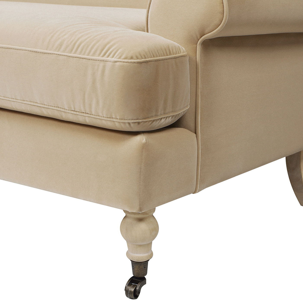 Alana Home - Twin Cushion Modern Tightback Sofa Gray
