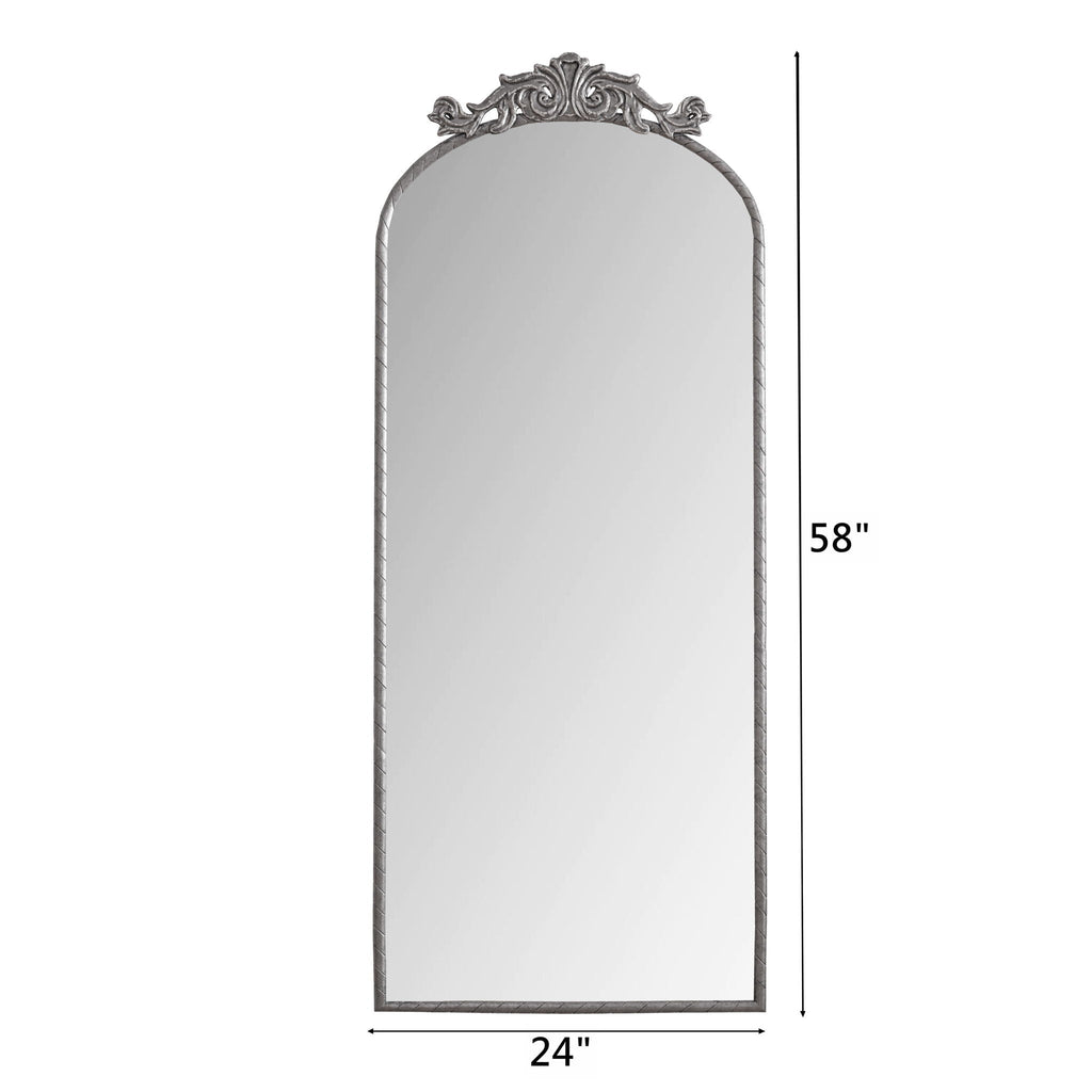 Maison Vintage Arched Full Body Mirror With Tempered Glass