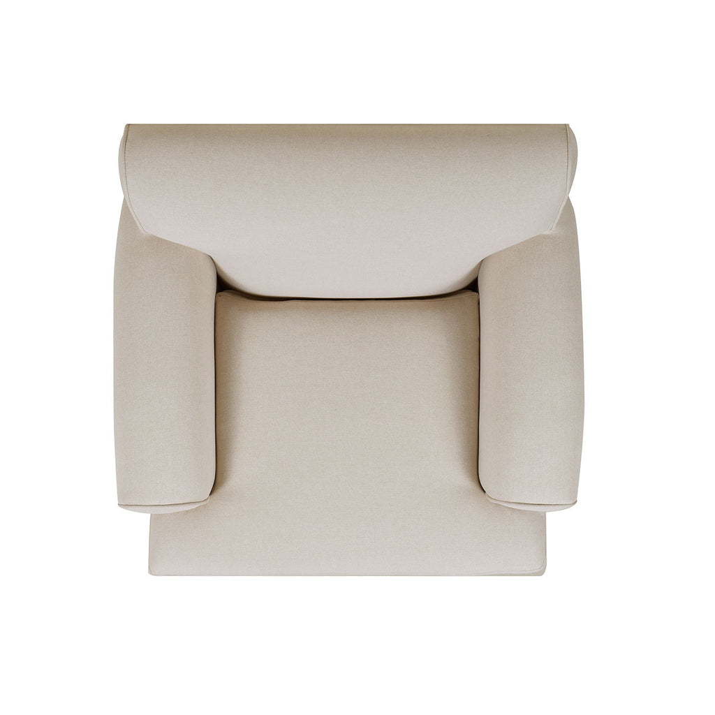 Alana Lawson Solid Hardwood Accent Arm Chair With Casters