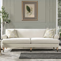 Alana Home - Twin Cushion Modern Tightback Sofa Gray