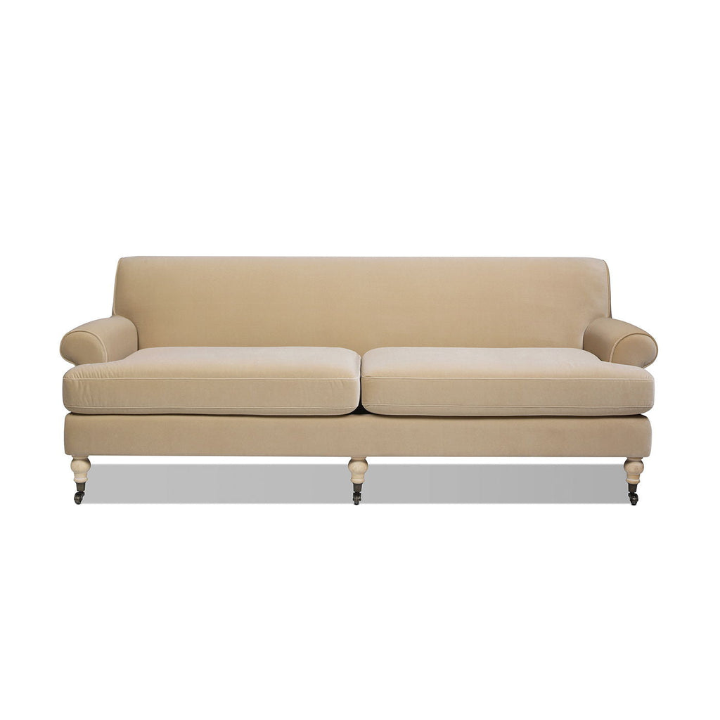 Alana Home - Twin Cushion Modern Tightback Sofa Gray