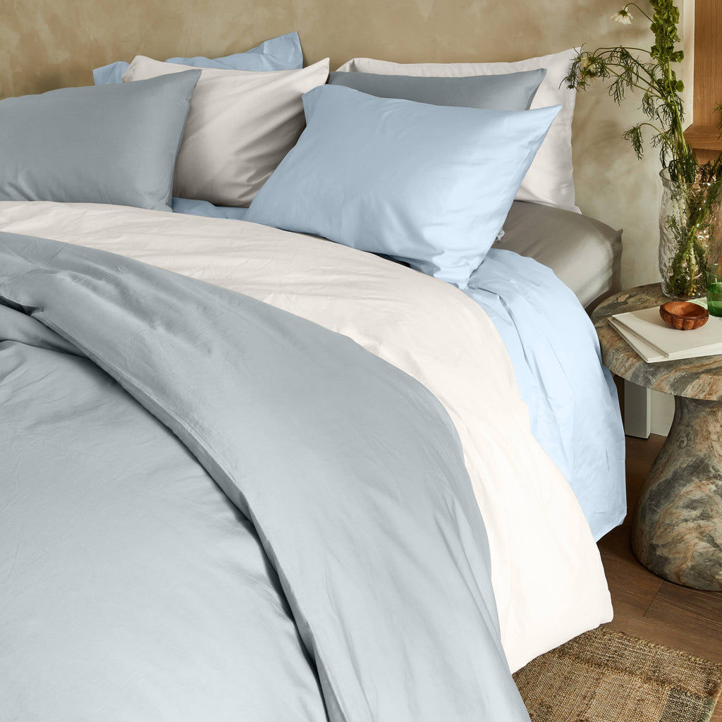 Aria Home Long Staple Australian Sateen Pillowcase Set White