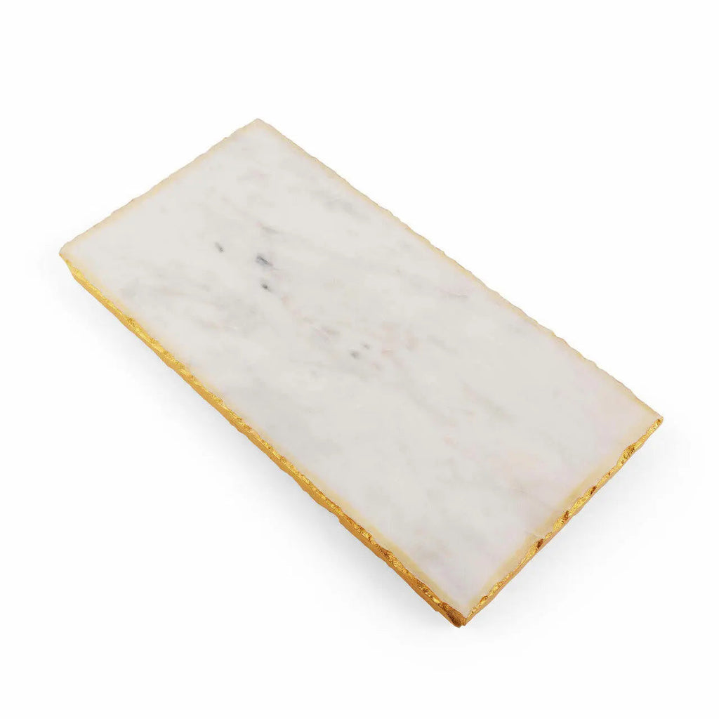 Chateau Handcrafted Gold Foil Marble Serving Board