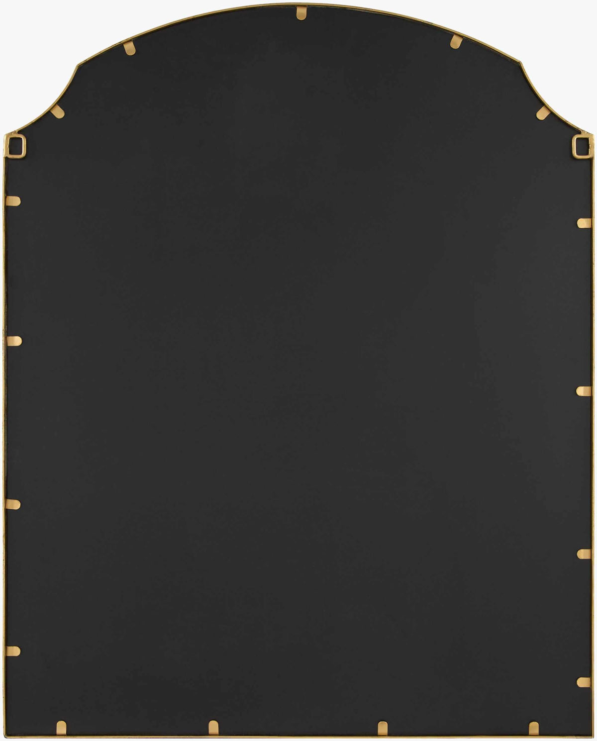 Catai Traditional Gold Iron Mirror With Sturdy Base