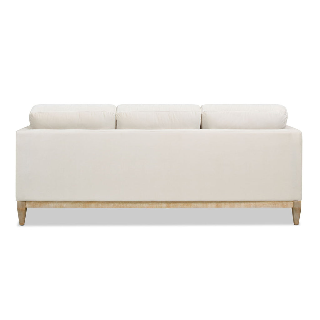 Knox Modern Farmhouse Sofa With Feather Wrapped Foam