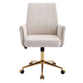 Vespera Ergonomic Office Chair With Polished Gold Base