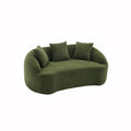 Vesta Compact Loveseat Sofa With No Assembly And Eco Fabric