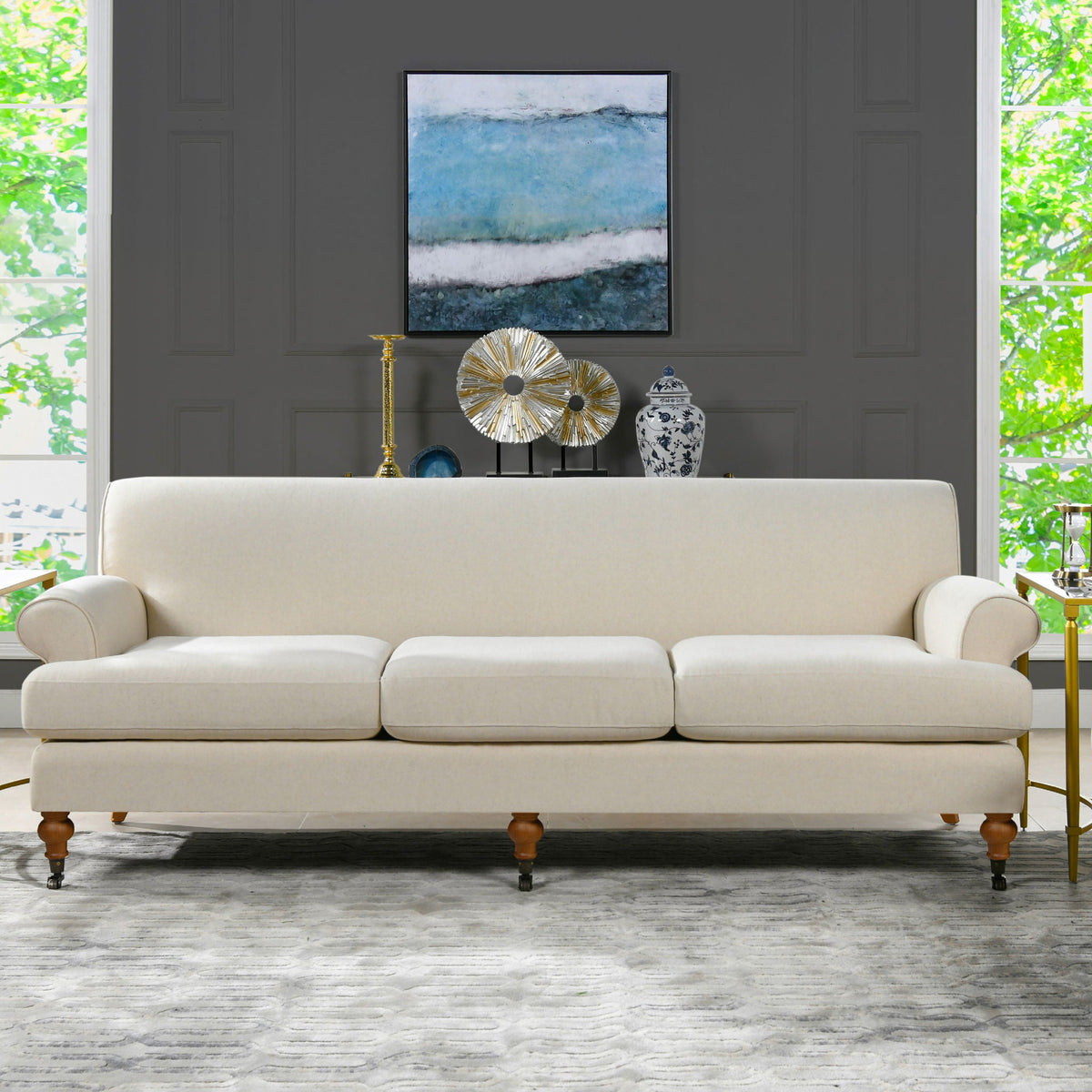 Alana Lawson Contemporary Tightback Three Cushion Sofa