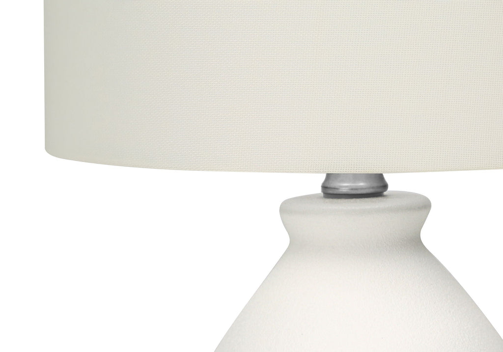 Luma Textured Beehive Table Lamp With Cream Ceramic