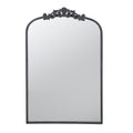 Baroque Ébonisé Grand Wall Mirror Black Matte Finish