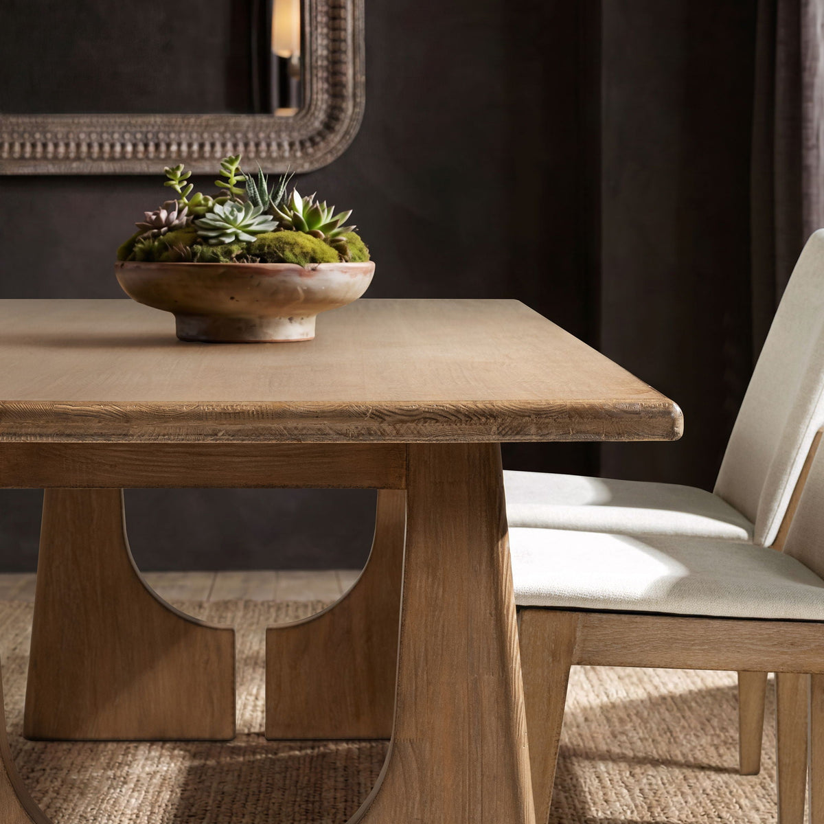 Oakridge Carmel Reclaimed Pine 8 Seater Antique Brown Dining Table