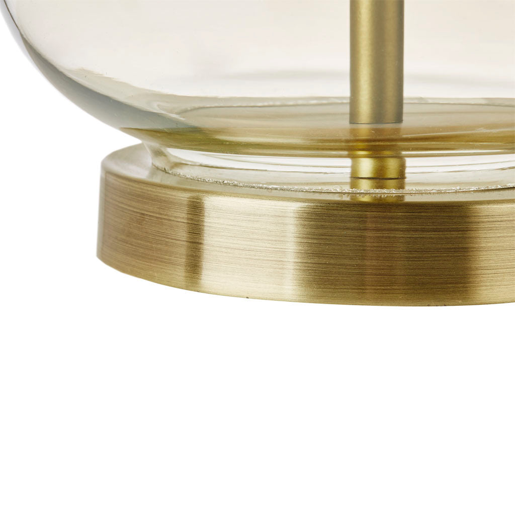 Lumora Ellipse Curved Glass Table Lamp Set of 2 Ambient Light