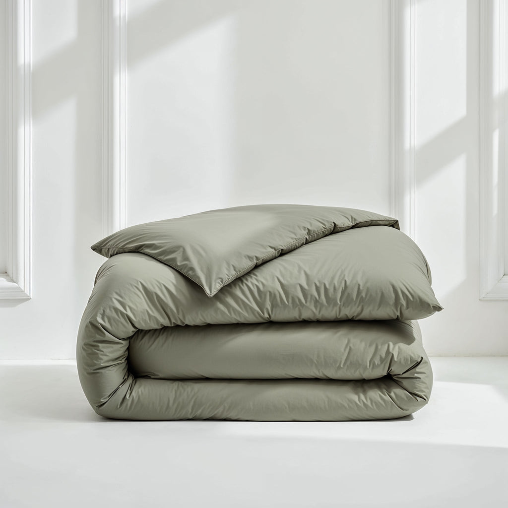 Luxe Australian Sateen Cotton Duvet Cover Queen Bed