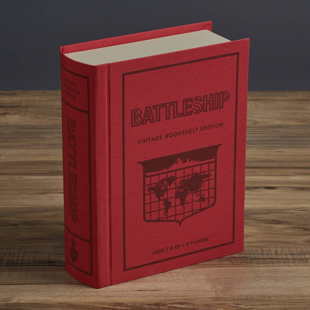 Hasbro Battleship Vintage Bookshelf Edition Classic Game