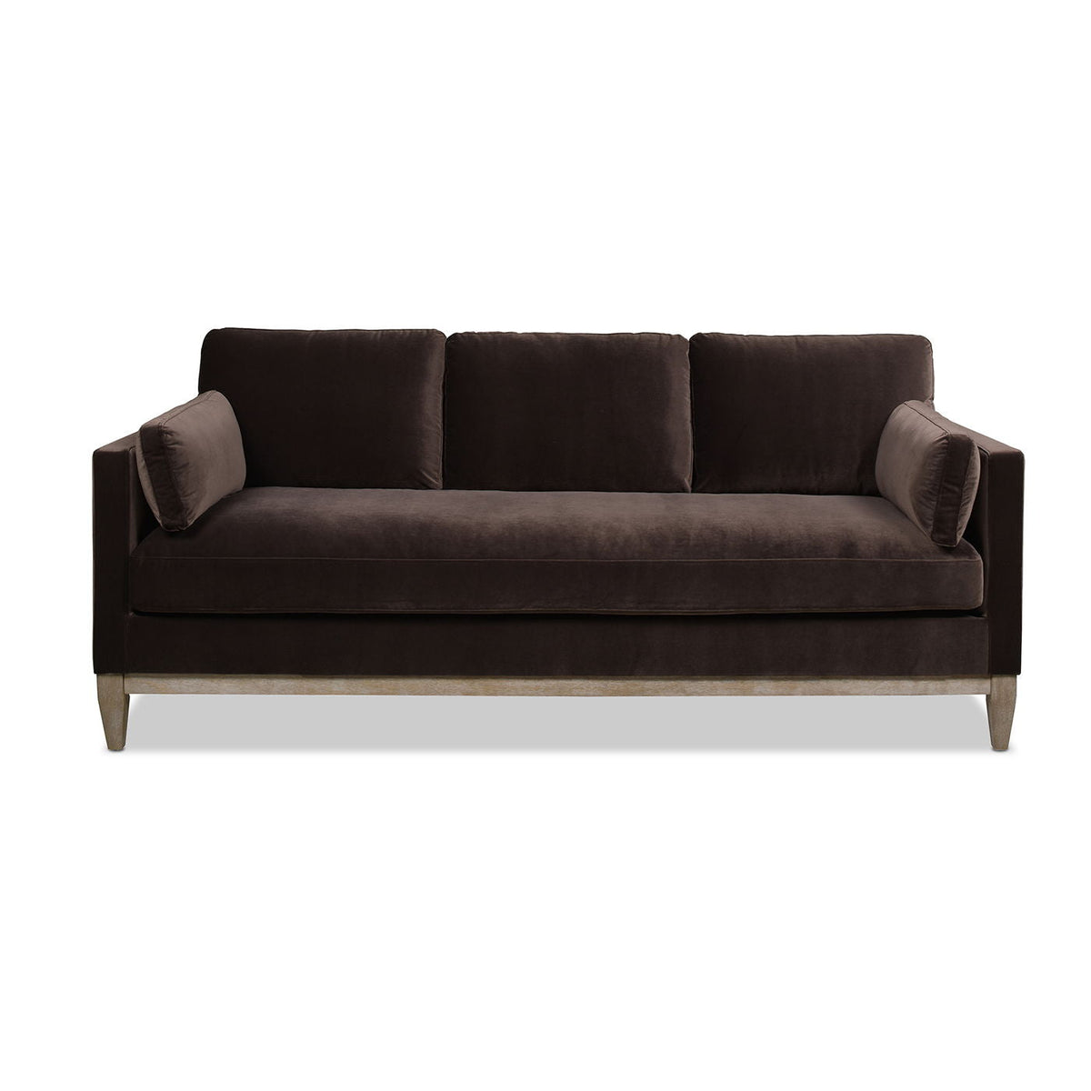 Knox Modern Farmhouse Sofa With Feather Wrapped Foam