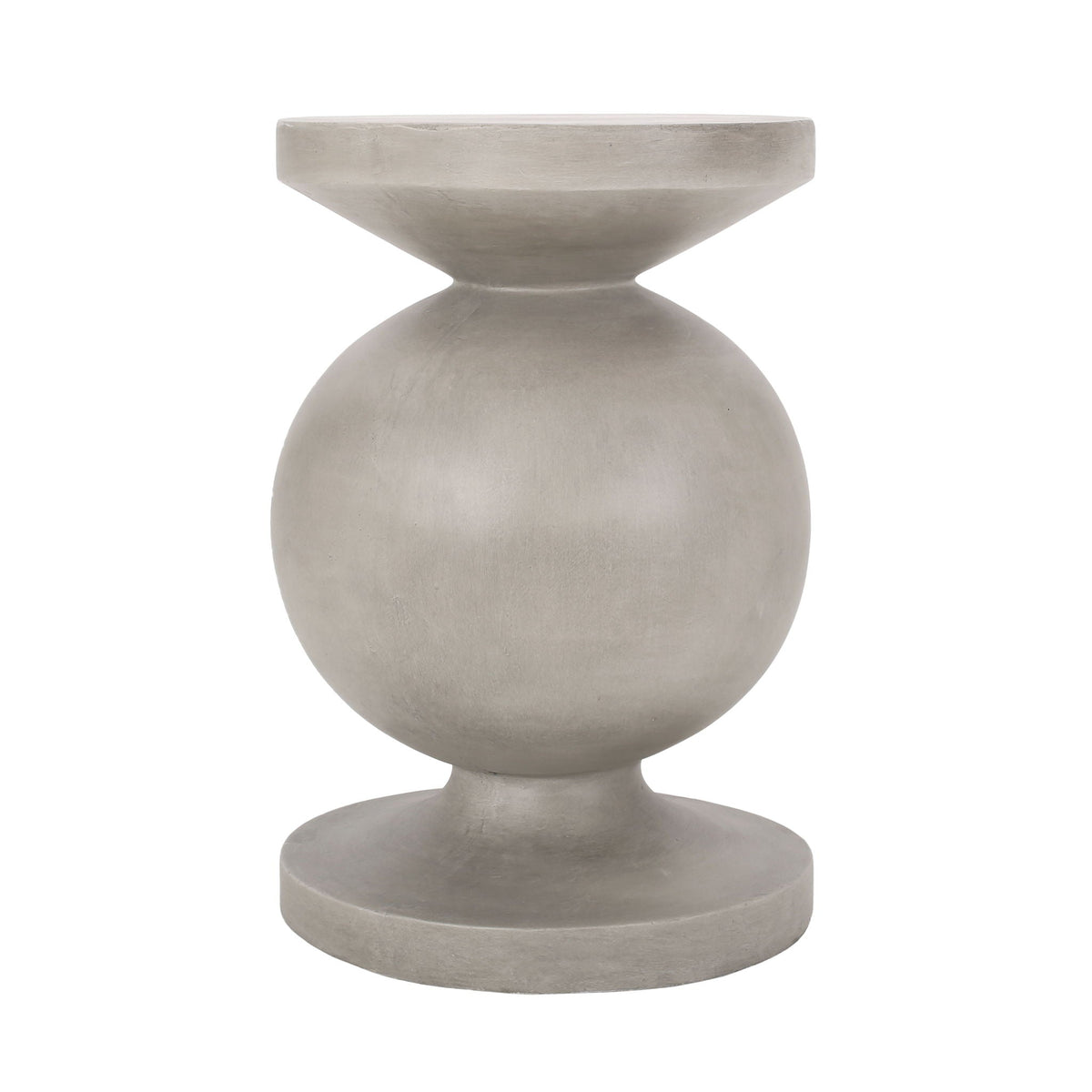 Luma Natural Outdoor End Table Featuring Classic Turned Base