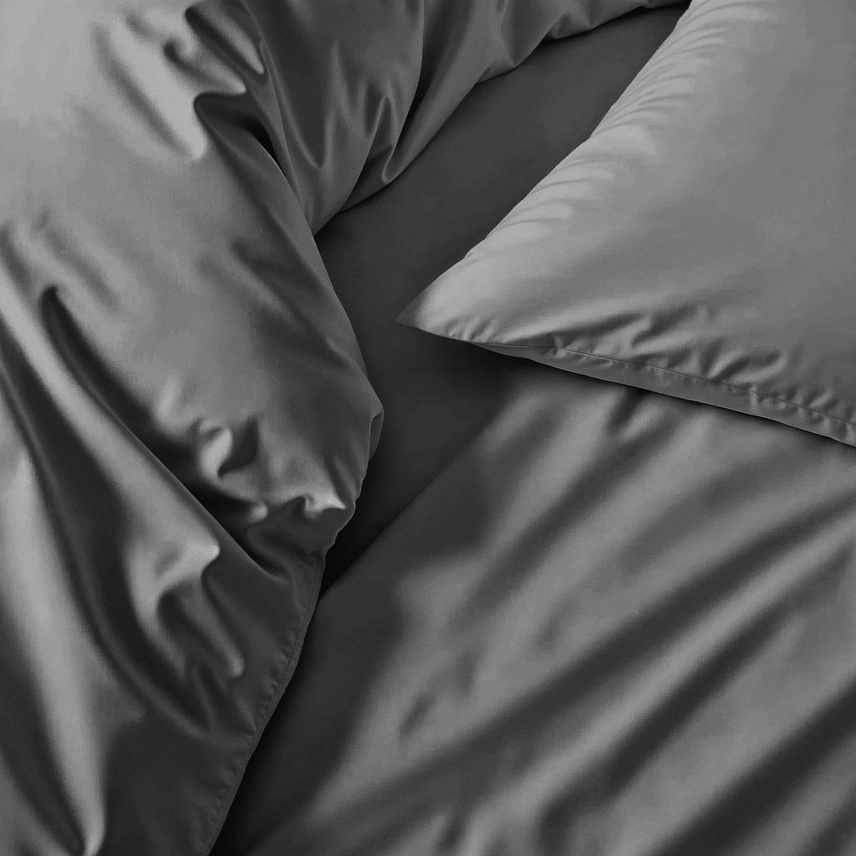 Aria Home Long Staple Australian Sateen Pillowcase Set White