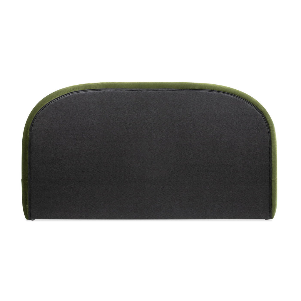 Archie Puffy Upholstered Platform Bed With Arch Headboard